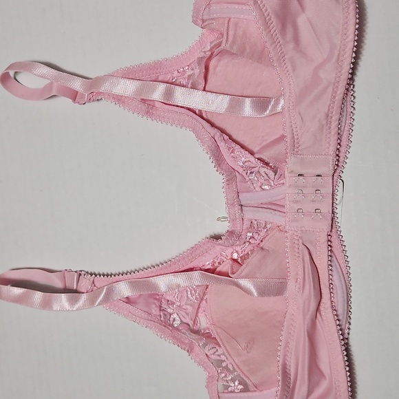 Sheer Elegance Pink Lace Underwire Bra 85E/38E - Picture 4 of 8